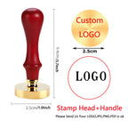 Custom Pottery Stamp for Clay Stamps Personalized Logo & Design Maker,Perfect for Ceramics Logo Design Seal (2.5cm- 5cm)