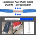 1 Meter Clear Dia 2 3 4 5 6 7 8 9 10 12 14 16 20 25 30 40 50 60 mm Heat Shrink Tube 2:1 Polyolefin Thermal Cable Sleeve Insulate