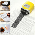 Car Styling Identity Theft Protection Roller Stamp • Confidential Roller Stamp • Easy Coverage for Personal Information Anti-Lea