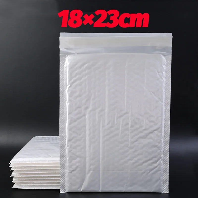 10-100Pcs Multi-size White Bubble Envelopes Bag Thicken Waterproof Light Self Seal Shipping Bag Bubble Padding Storage Organizer