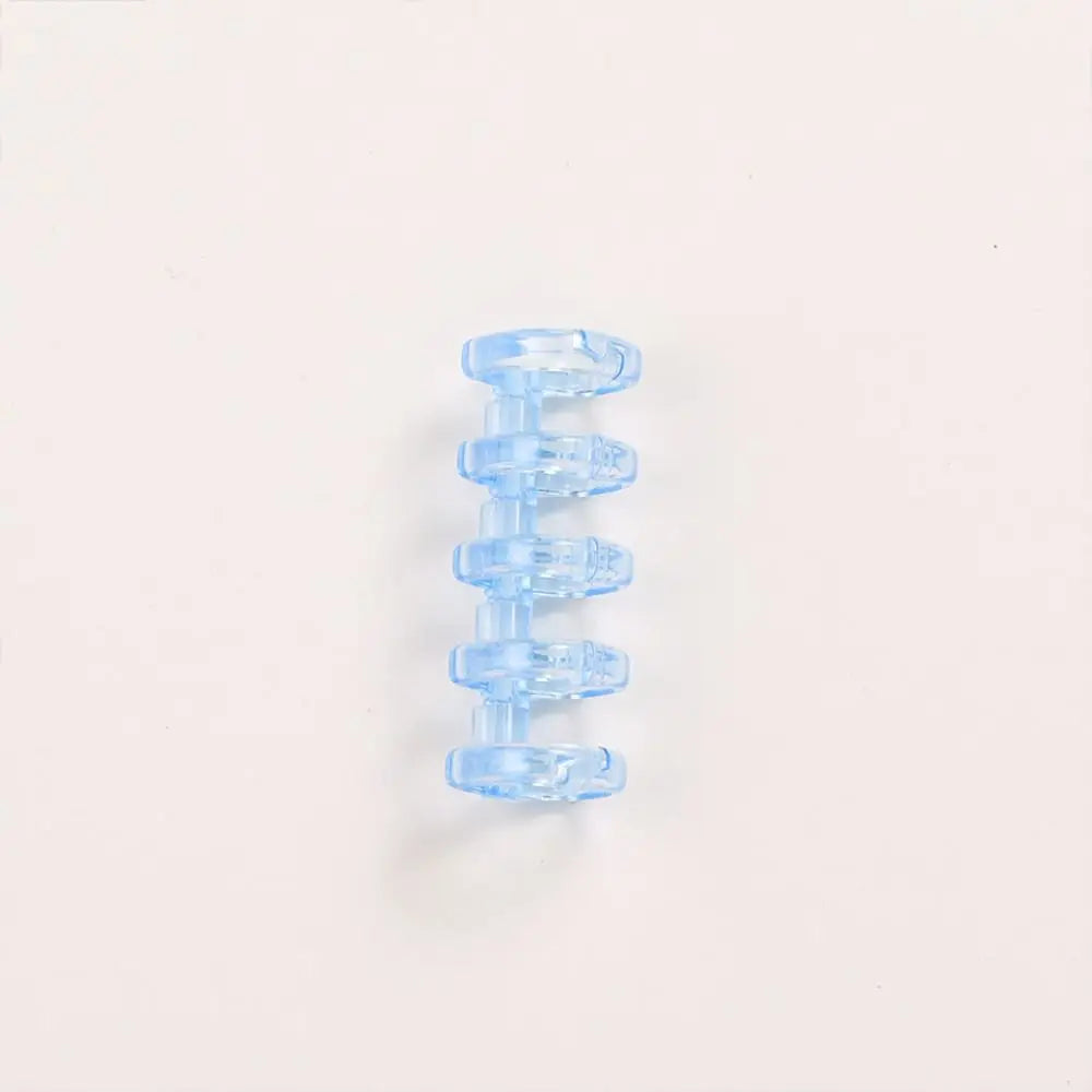 10Pcs Binding Spines Snap Split Binder Rings Learning Cards A4 A5 A6 Notebook Loose Leaf Stationery Office Supplies Plastic