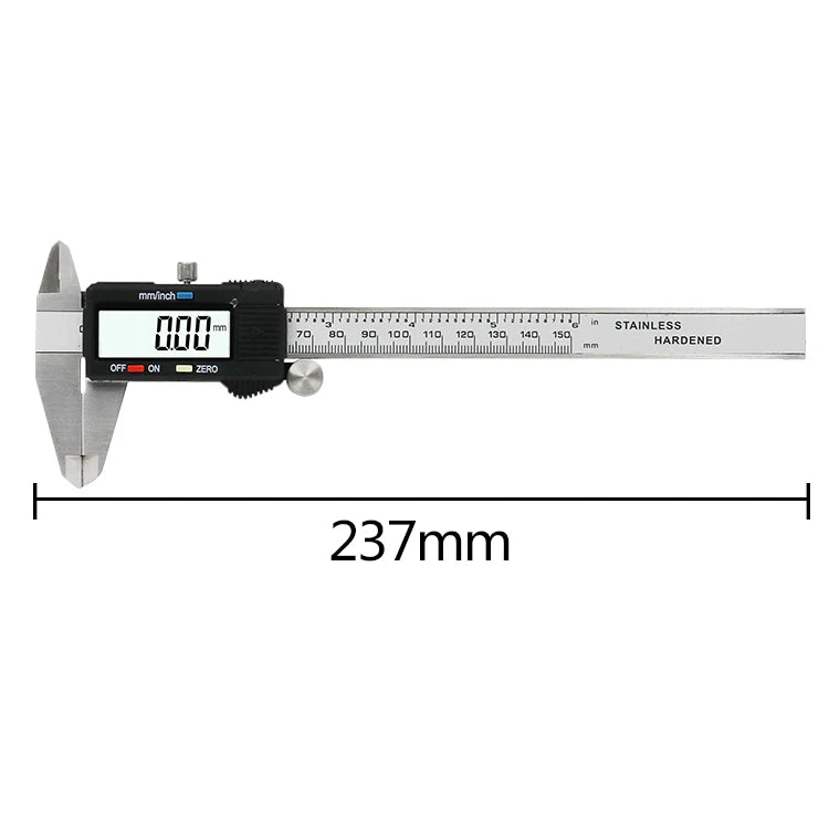 New Stainless Steel Digital Caliper 6" 150mm Measuring Tool Vernier Calipers Ruler Messschieber Paquimetro Measuring Instrument