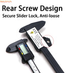 0-100mm/0-150mm Carbon Fiber Digital Caliper 0.01mm High Precision, Electronic Vernier Measuring Large LCD Screen Inch/mm