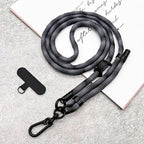 150CM Length Phone Lanyard Adjustable Detachable Neck Cord Outdoor Universal Crossbody Strap Card Clip for Mobile Phone Case