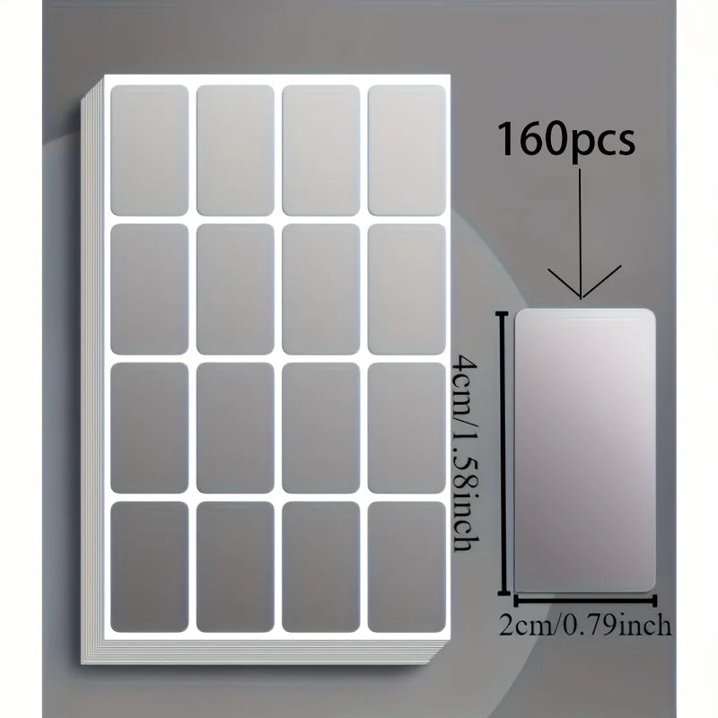 160/250pcs Detachable Waterproof Label Stickers, Handwritten Label Paper Suitable for Office Storage Boxes, Relocation Folders
