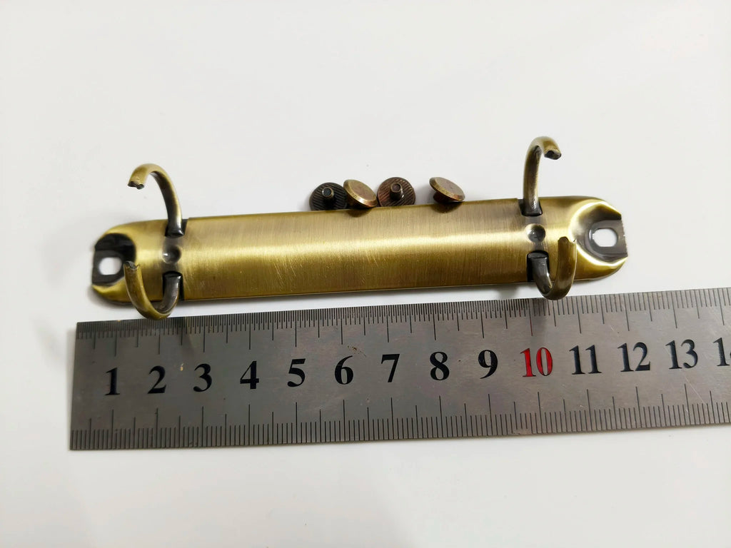 10 Pieces DIY journal notebook mechanical, 6 ring mechanism, A4 B5 A5 A6 A7 binder clip gold silver bronze black