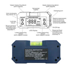 SHAHE Rechargable Digital Protractor Inclinometer Digital Angle Finder Level Box Angle Measuring Tools