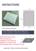 not thick 15x70cm Bubble Bag for Packing Black Color Long Big Envelope Mail Bubble Mailers for Small Business Packaging Shipping