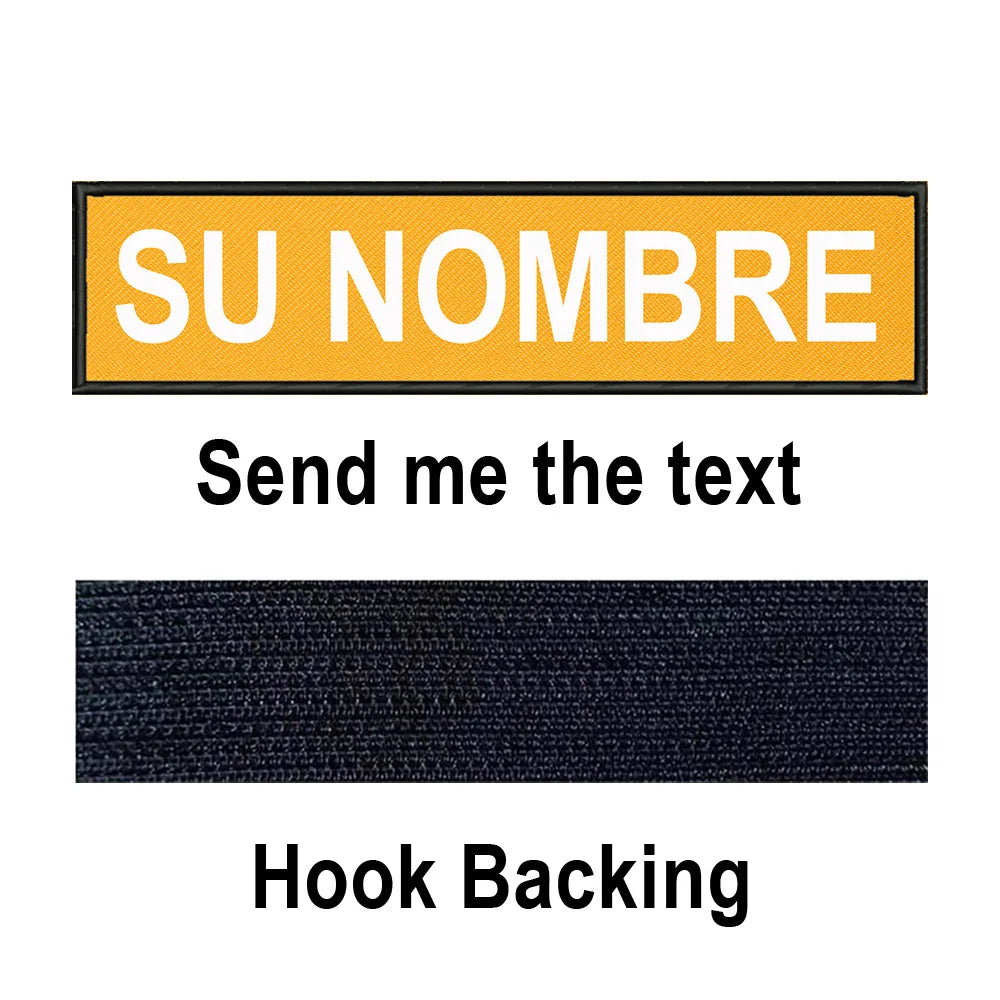 Custom Name Patch Personalized Tactical Military Patches Customized Stripes Badge Tags For Clothes Jacket Backpack Dog Collar