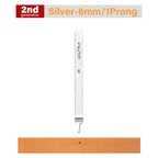 WUTA 1pc 3/4/5/6mm Leather Chisel Tool Diamond Pricking Iron Basic Hole Punch Stitching Leather Craft Tools