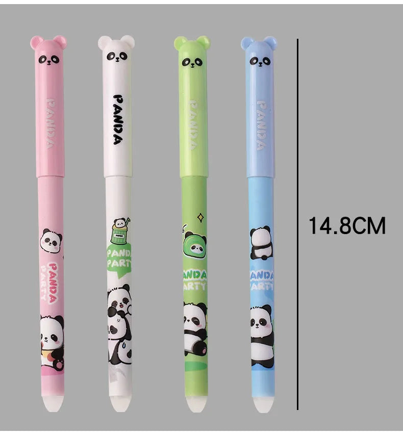 4 Pieces Lytwtw's Cartoon Cute Kawaii Capybara Unicorn Erasable Pen Creative School Office Gel Pens Suppliies Stationery