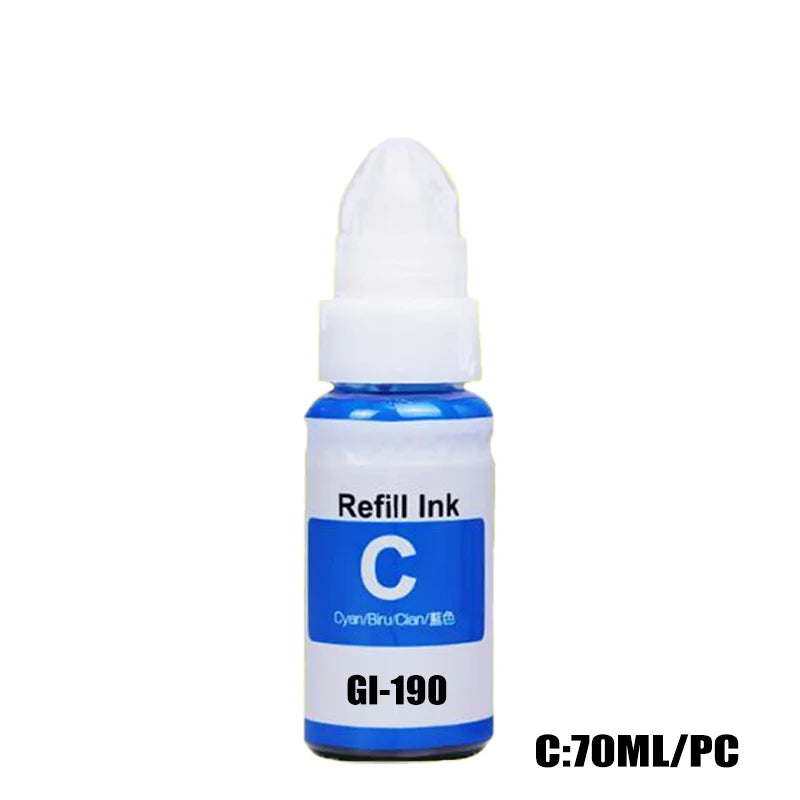 GI-190 Refill Ink For Canon gi 190 For Canon PIXMA G1100 G1110 G2100 G2110 G3100 G3102 G3110 G3111 G4100 G4110 G4111 Printer