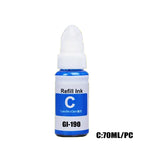 GI-190 Refill Ink For Canon gi 190 For Canon PIXMA G1100 G1110 G2100 G2110 G3100 G3102 G3110 G3111 G4100 G4110 G4111 Printer