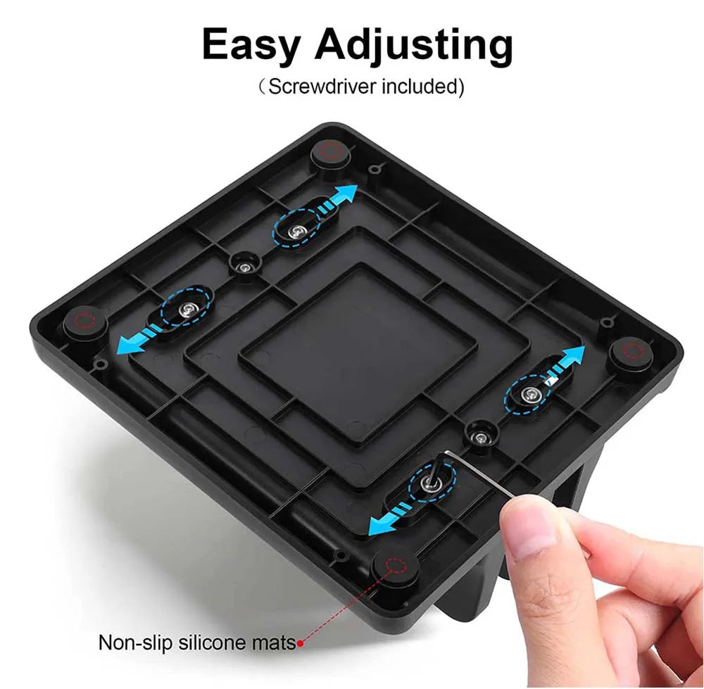 Dual-Slot Vertical Laptop Stand Holder Adjustable Double Desktop Notebook Dock Space-Saving for MacBook HP Dell Chrome Book iPad