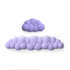 Cloud Shape Wrist Rest Pad Soft  PU Material Anti-Slip Rubber Base Memory Foam for 100 Keys 87 Keys 68keys Keyboard Mousepad