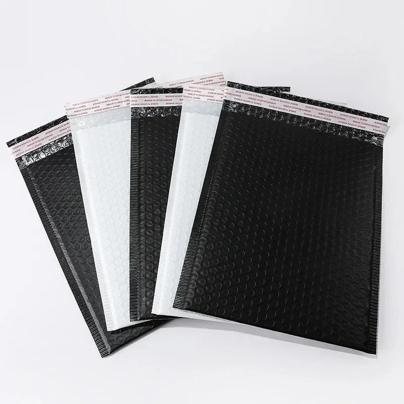 50/1Pcs New Shipping Bags Black Foam Envelope Bubble Mailers with Different Specifications Send Packaging Soft Envelope