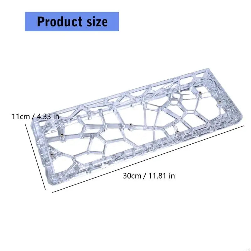 1PC Ventilated Keyboards Shell Case Durability Enhances Airflow for GH60 GT60 Multiple Brands Easy Installation F19E