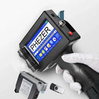 Phezer P15 Handheld Inkjet Printer 12.7/25.4mm Portable Label Printer Expiry Date Batch Code Logo QR Barcode 28 Languages