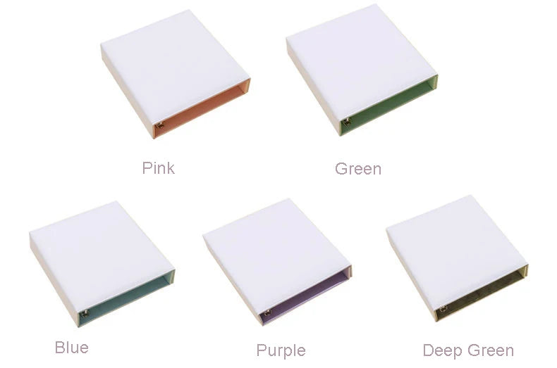 A5 Binder Photocards Magnetic D 3/7 Ring Kpop Photo Album Photocard Holder Collection Book Macaron Binder 1 2 4 Pocket Sleeves