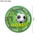 Soccer Party Disposable Tableware Paper Plates Cups Napkins Tablecloth Kids Boys Football Birthday Party Decoration Supplies