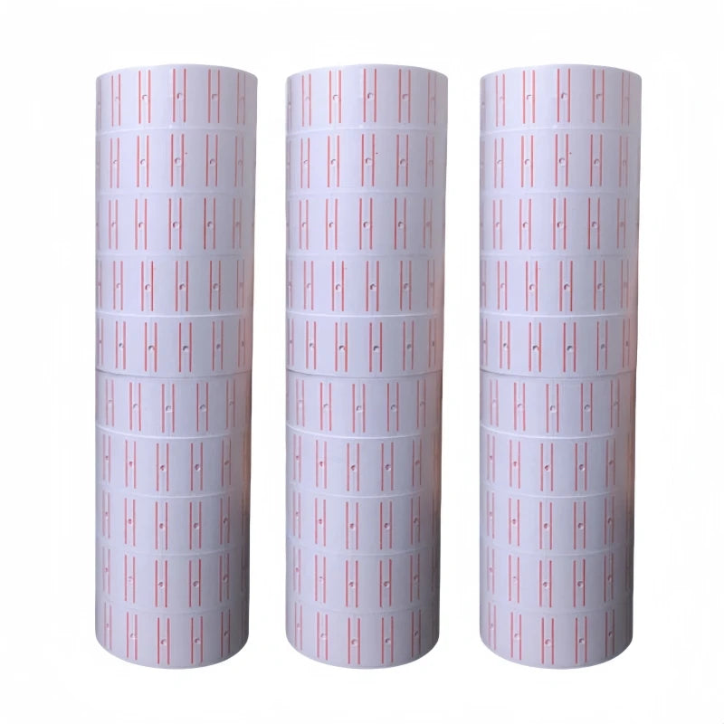 400*10/Roll Price Label Tag for MX-5500 Price Gun Label Sticker White Retail Shop Supermarket Commodity Price Gun Label Paper