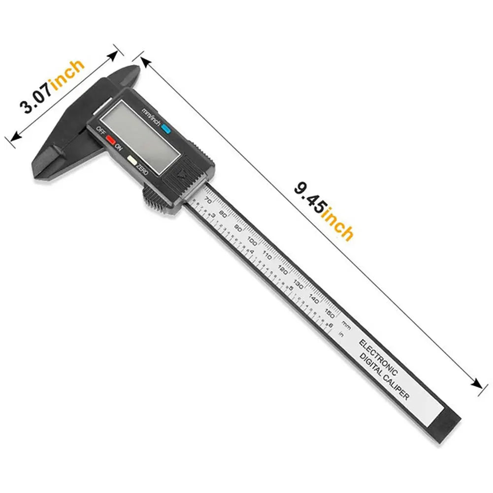 150mm 100mm Electronic Digital Caliper Carbon Fiber Dial Vernier Caliper Gauge Micrometer Measuring Tool Digital Ruler