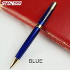 STONEGO Fashion Wallet Pen Short Paragraph Gift Travel Pocket Pen Mini Pocket Short Clip Metal RollerBall Pen Travel Pocket Pen