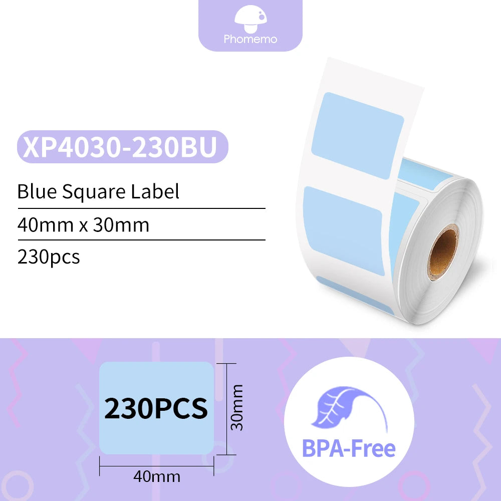Phomemo Label Printer M110 Label Maker Barcode Label Printer for Address, Barcode, Clothing, Photo,Logo,Jewelry,Retail,Business