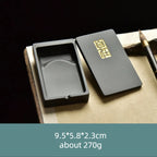 Small Portable Ink stone Chinese Style Calligraphy Regular Script Ink Stone Students Brush Writing Raw Stone She Inkstone