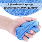 Car Detailing Applicator Pads Car Care Waxing Polish Sponges Soft Microfiber Round Pocket Foam Sponges Car Cleaning Tools 5"