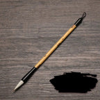 Ancient Oil Watercolor Chinese Calligraphy Brush Wolf Hair Wood Scriptures Writing Brush Oil Painting Art Paint Brush Artist
