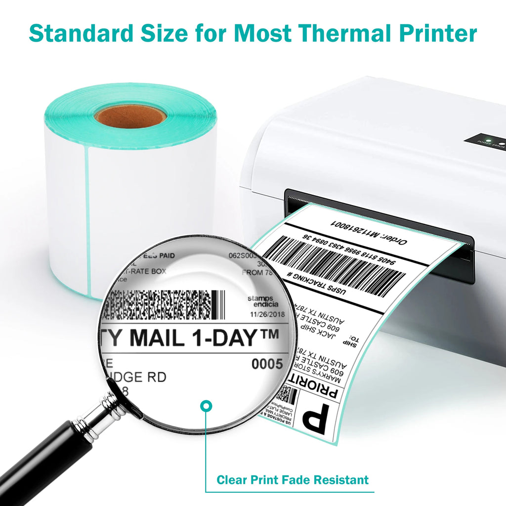 Shipping Labels 4x6",Direct Thermal Labels Compatible with Label Printer ,Roll Mailing Label Easy to Tear Commercial Grade 325