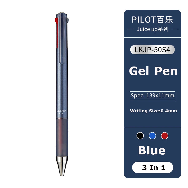 Japan Pilot Modular Pen Juice Up 3/4 Color 0.4mm Ultra-fine Gel Pens, Water-base Smooth Writing Versatile Stationery Aacsesories