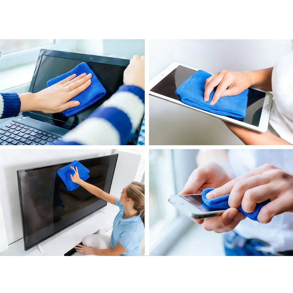 60ml Screen Cleaner Spray Kit & Microfiber Cloth - Streak Free for LED OLED Smart TV, Monitor,Laptop, iPad, Tablet & Car Display