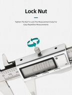 Metal Digital Display Calipers Verniers Calipers Quality Caliper Woodworking Measuring Instruments Tools Depth Calipers