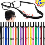 1/5pcs Change Size Sport Eyewear Strap Non Slip Anti Drop Fixer Glasses Cord Elastic Silicone Rope for Kid Adults Glasses Strap