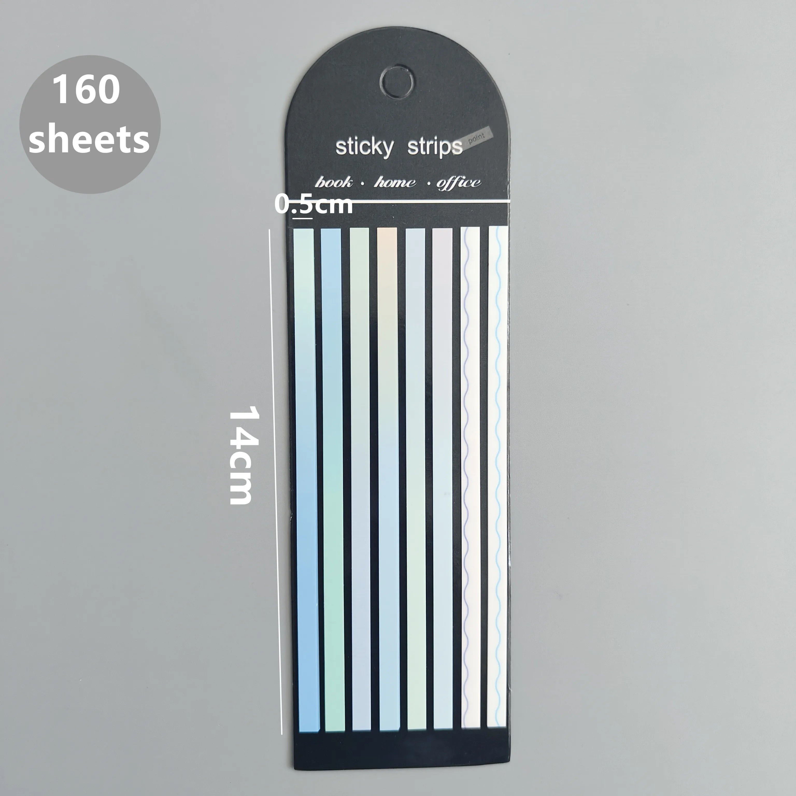 160 Sheets Transparent Sticky Notes Self-Adhesive Reading Annotation for Books Notepad Bookmarks  Memo Pad Index Tabs