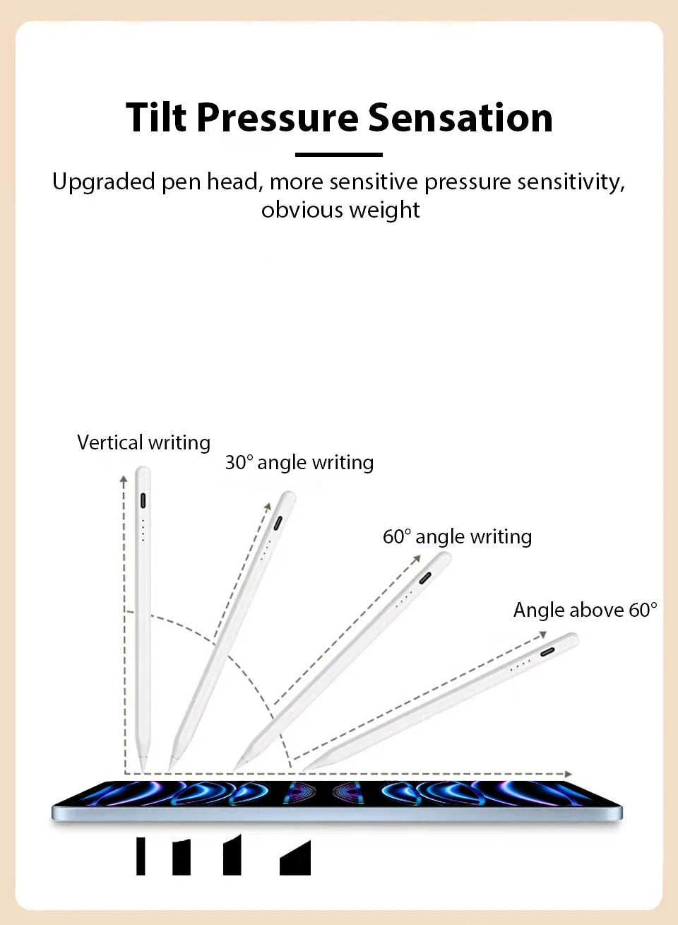 Universal Actiive Stylus Pen For Android IOS iPad 9th 10th MINI 6 7 Tablet Touch Pencil Drawing For Huawei Lenovo P12 M10 Y700