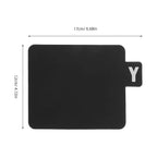 26Pcs Book Index Dividers Black A-Z Alphabetical Tab Storage Separators for Vinyl Record Cd Dvd Media Organization Library Shelf