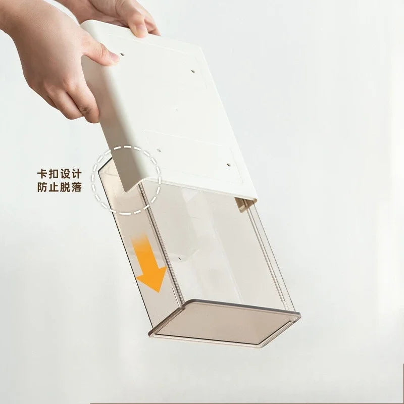 Hidden Storage Box for Drawers Under The Desk, Storage Rack for Desk Bottom in The Office, Desk Style Stationery Pen Holder