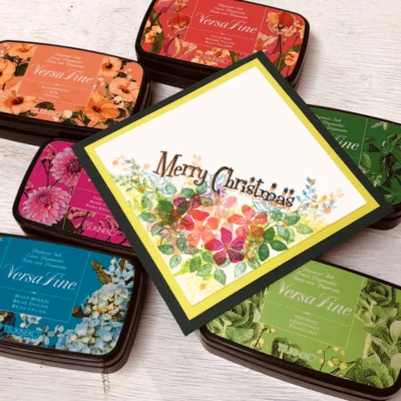 Quick Dry Detail Ink Pad DIY Making Greeting Cards Smearing Stamps Tsukineko VersaFine CLAIR