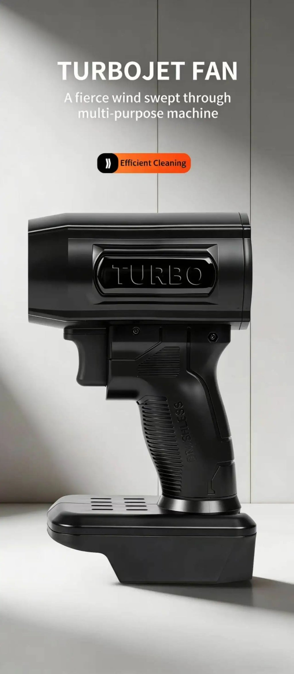 Car Violent Air Blower Powerful Handheld Turbo Jet Fan High Speed 50mm Brushless Motor Thrust Car Wash Air Gun Dryer Tools