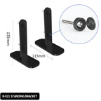 Desktop Standing Pegboard For Home And Office Use. Freely Combinable Accessories For Organizing Stationery.