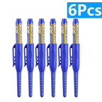 45mm Deep Hole Long Nib Head Markers Deep Drill Hole Long Nib Scriber Multifunction Mechanical Carpentry Colorful Marker Pen