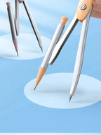 7-Pieces Plastic Geometry Drafting Kit for Students/Artists Lightweight PVC Drawing Tools with Ruler Protractor Office Supplies