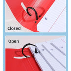 3 Ring Loose-leaf File Folder Thickened Detachable Notebook Binder Portable Multifunctional Loose Leaf Document Folder