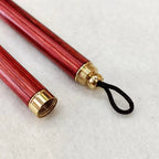 1Pc Luxurious Wooden Handle Calligraphy Brush Red Weasel Hair Painting Brush Pen Wool Hair Regular Script Chinese Writing Brush