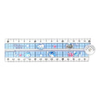 Clear Folding Ruler High Aesthetic Shatterproof Flexible and Portable for School Office Home Use Lightweight Measuring Tools