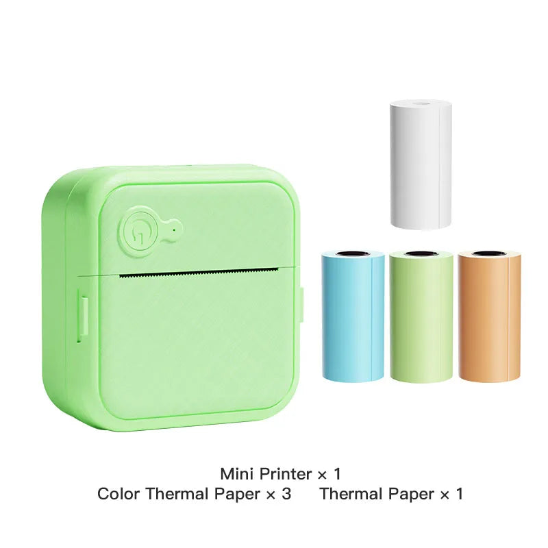 Dolewa D8 Portable Printer Thermal Paper Stickers Paper Mini Printers Labels Maker Printer for Photo Printing for Gift