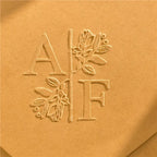 Customize Embossing Stamp Wedding Monogram Embosser Stamp,Personalized 2 initials Embosser Stamp,Wedding gift,hand held embosser